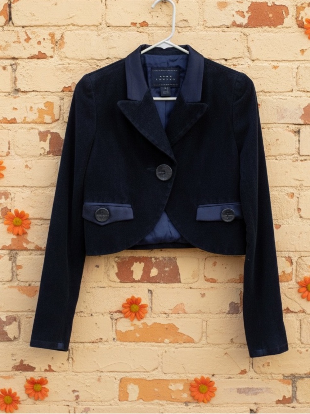 Pink Tartan blue velvety jacket
